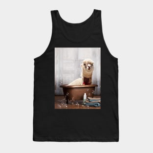 Llama in the Bathtub Tank Top